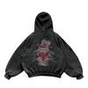 Choso Jujutsu Kaisen Anime Grafica Felpa con Cappuccio Uomo Donna Felpe Vintage Felpa in Cotone Lavato Harajuku Streetwear Pullover Maschile