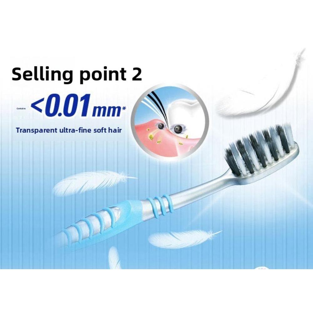 5PCS Colgate Toothbrush - Soft Bristles, Color Random, Adult Soft Hair Toothbrushes, Oral Care Family Pack