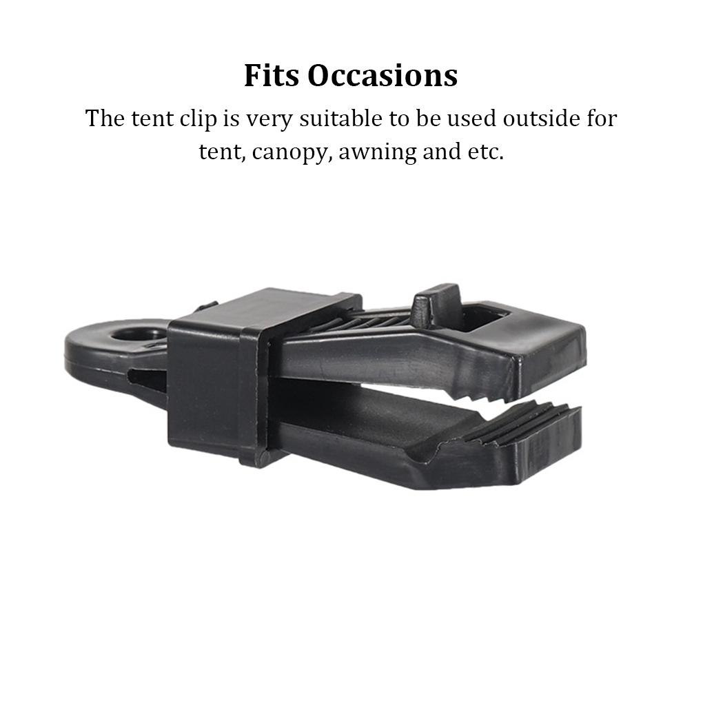 Tent Clip Detachable Replacement Heavy Duty Nonslip Camping Hiking Picnic Canopy Fixing Fastener Clamp Accessories