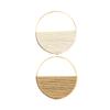 Pack of 2pcs Unique Woven Wall Hangings Round Shaped Wall Decor Bohemian Home Decorations for Apartments Dorm Crib