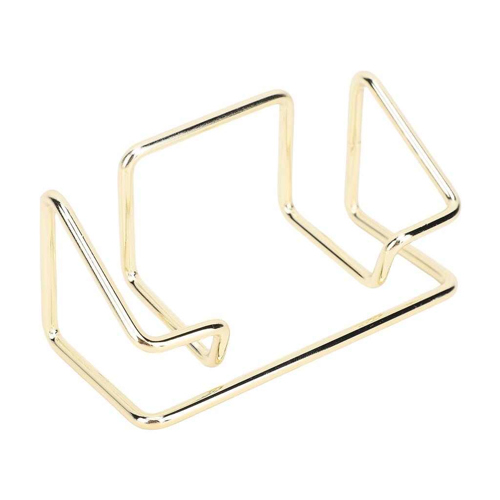 5PCS Business Card Holder Iron Slick Finish Multifunctional Business Card Holder Display for