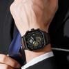 Minimalist Square Mens Watch Quartz Waterproof Business Wear For Men
