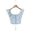 European & American Spicy Girl Style Square Neck Corset - Spring INS Hot Trend Women's Clothing