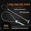 Fångstsnara för grisar, veterinär: Stålwirerep-fasthållningsverktyg för grisinjektion och medicinering