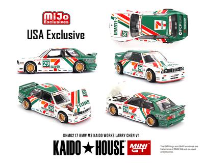 Kaido House + MINIGT BMW BMW M3 KAIDO WORKS LARRY CHEN V1 USA Exclusive Alloy Car Model