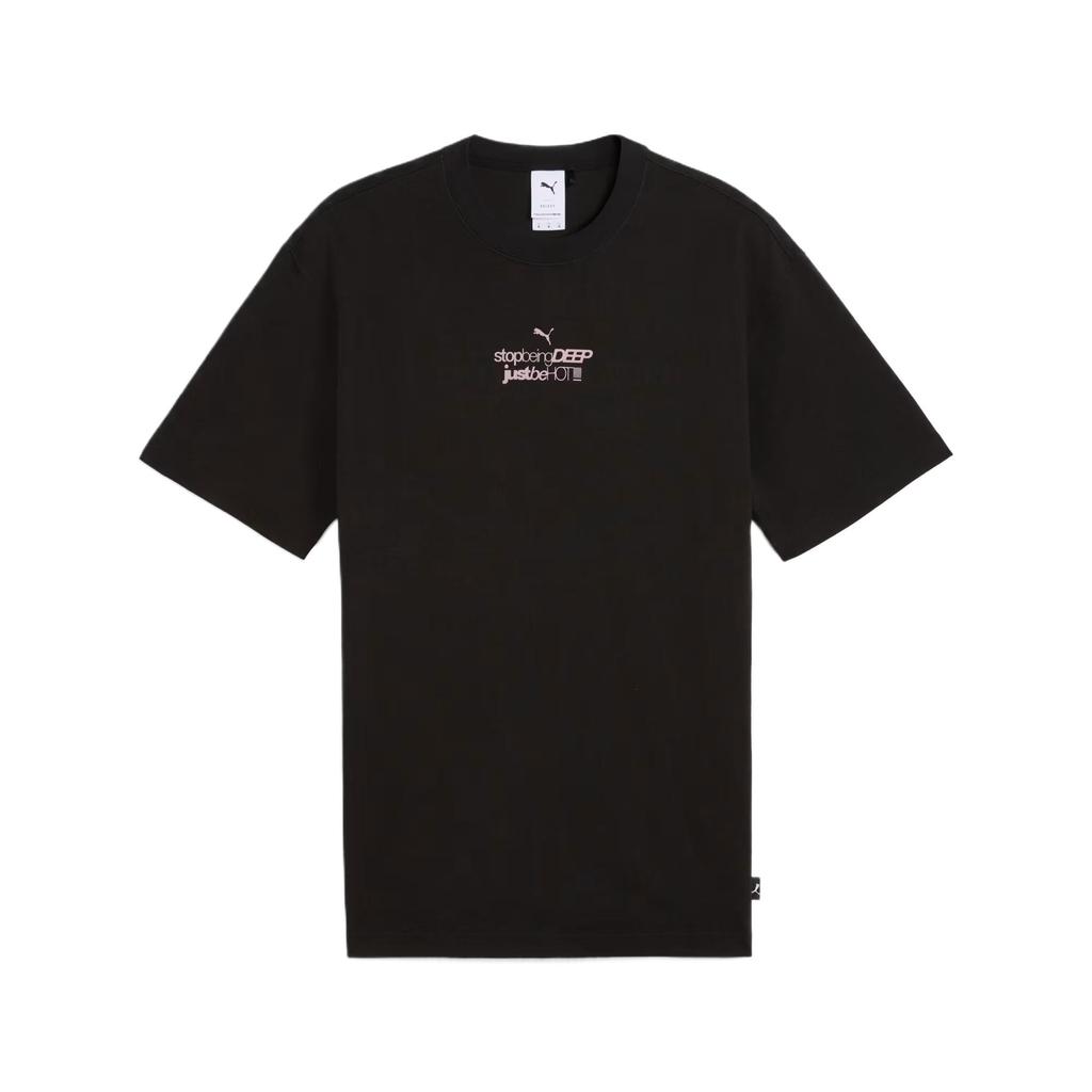 Puma Charlotte Rohde Series Módní Měkké K pokožce šetrné Všestranné Pánské topy s krátkým rukávem Černá 629415-01