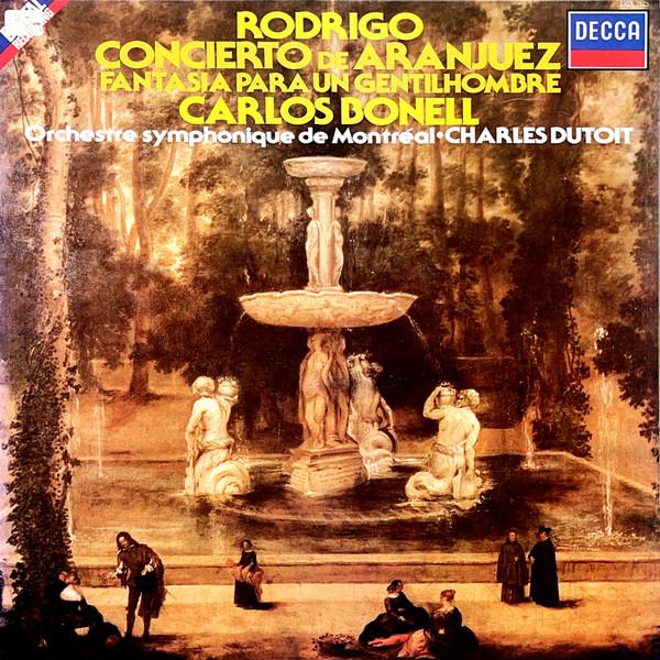 

LP Record JOAQUN RODRIGO CARLOS BONELL C Concierto De Aranjuez Fantasa Pa SXDL7525 Decca 1981 UK Classical Used