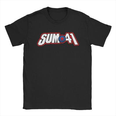 Sum 41 Kapela Pánske tričká SUM41 Punk Úžasné tričká s krátkym rukávom a okrúhlym výstrihom 100% bavlna Oblečenie na narodeninový darček