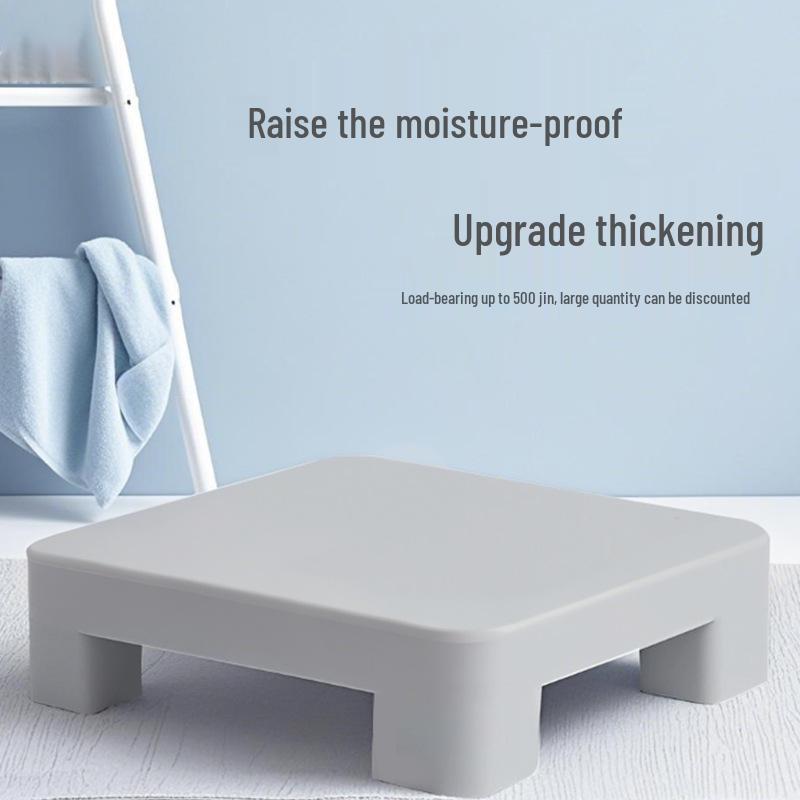 Moisture-Proof Raised Plastic Pallet Tray with 4, 6, or 9 Legs for Warehouse and Supermarket Flooring