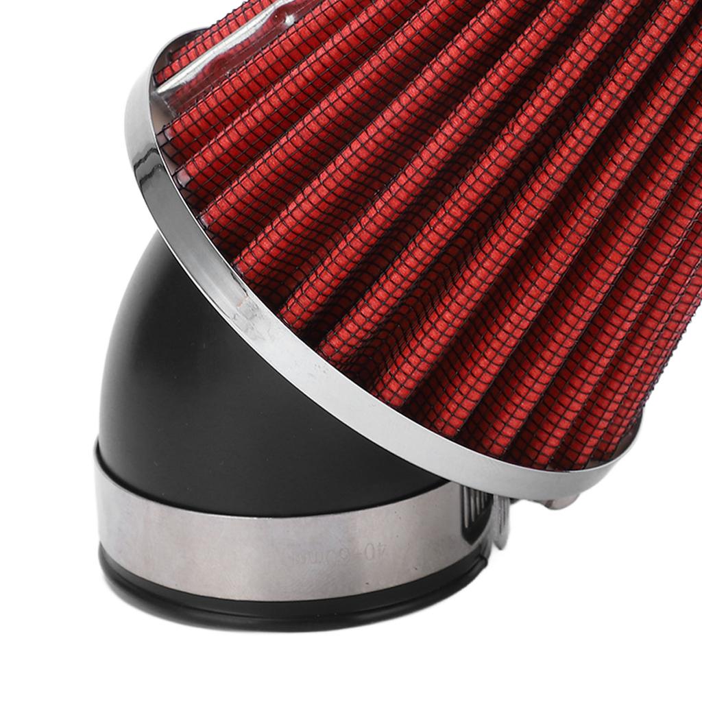   Filter 45 Degree Engine Bend Cone Tuning Cleaner 48mm Inner Diameter for Motorcycle ATV Pit Bike   Bike
