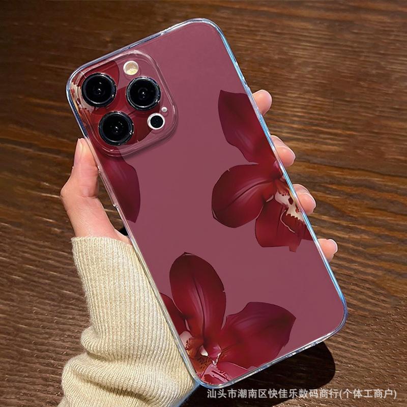 Full screen floral application iPhone16plus Apple 11/12/13/14/15Promax mobile phone 17 case