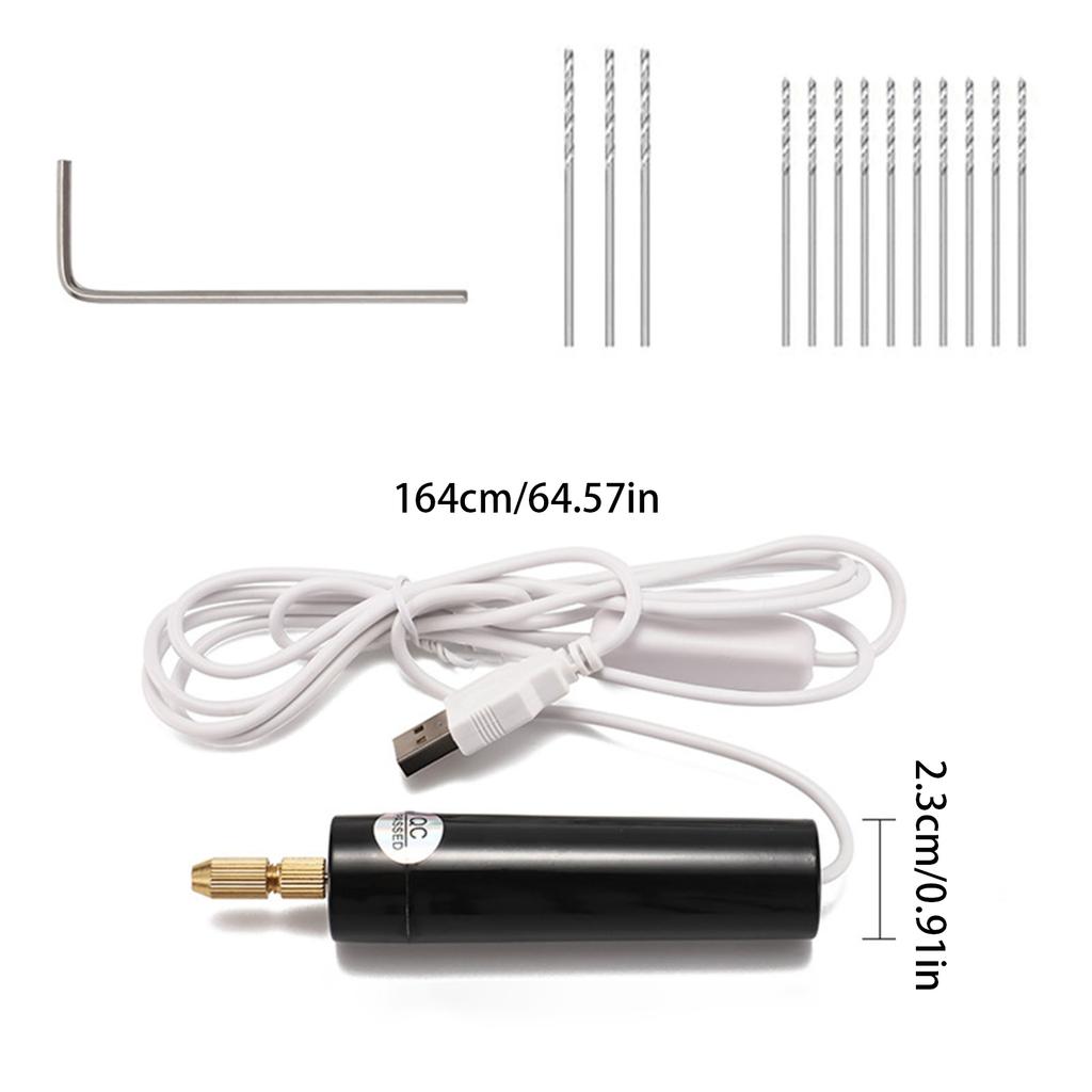 Compact Electric Micro Engraver With 8 Drill Bits High Speed 20000RPM For DIY Crafting Wood Metal Jewelry Polishing