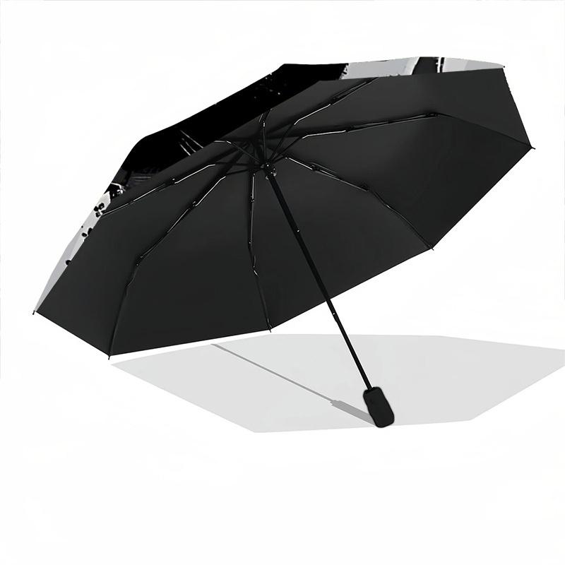 1pc Cat Moon Automatic Open/Close Umbrella, Windproof, Folding Compact Umbrella with Lightweight Design for Women/Men096