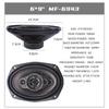 2pcs 4/5/6/6*9 Inch HiFi Coaxial Car Speakers Vehicle Door Auto Audio Music Stereo Full Range Frequency Automotive Speakers