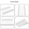 Clear Acrylic Display Stand For Console Disks Game Case Holds 12 Titles Space Saving Design