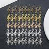 Multicolor Alloy Music Symbol Pendant Charm for DIY Jewelry