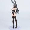 Hentai Figure Kuro Bunny Kouhai-chan Action Figure Sexy Bunny Girl PVC Adult Collection Model Doll Toy