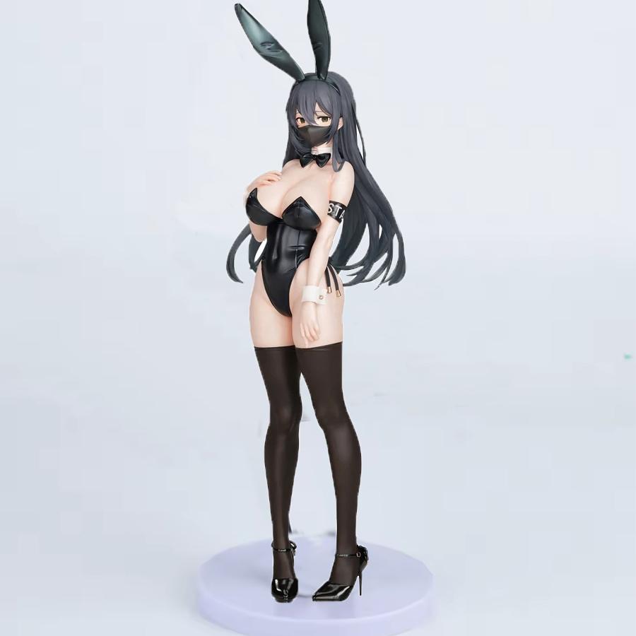 Hentai Figure Kuro Bunny Kouhai-chan Action Figure Sexy Bunny Girl PVC Adult Collection Model Doll Toy
