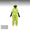 Set Tuta Protettiva Pericolo Halloween 2 Pezzi, Cosplay Bambini e Adulti Bambino Sangue Rosso S