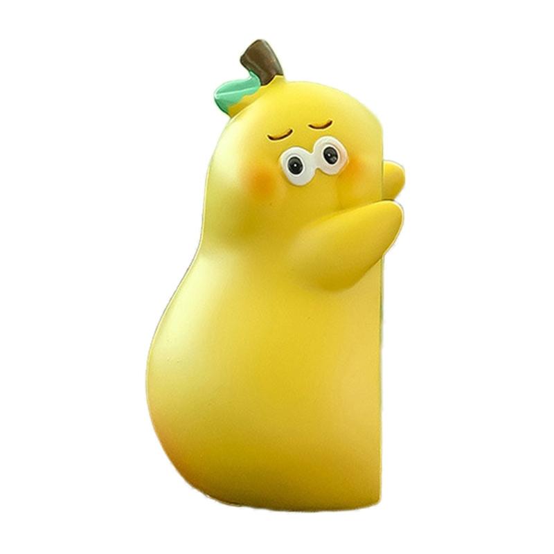 

Пара милых украшений, украшения для приборной панели автомобиля, мультяшная грушевидная кукла из смолы, подарок для пар, женщин и девочек 1