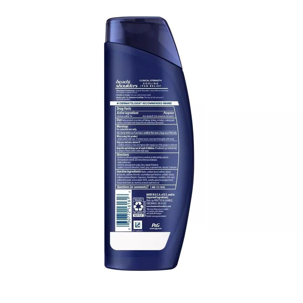 Head & Shoulders Clinical Strength Dandruff Itchy Shampoo 400ml