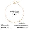 Classic Jewelry 18K Gold Stainless Steel Dainty Necklaces Women Rhinestone Cherry Charms Necklaces