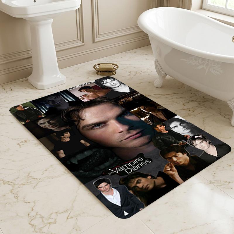 Damon Salvatore Living Room Nonslip Area Rug Soft Carpet For Bedroom Game Playroom Sofa Office Home Decor Doormat Christmas Gift C9261255