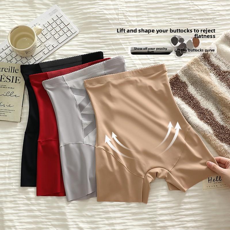 Women Summer Postpartum Safety Body Shaping Without A Trace High Waist Belly Lift Hip Flat Angle Underwear