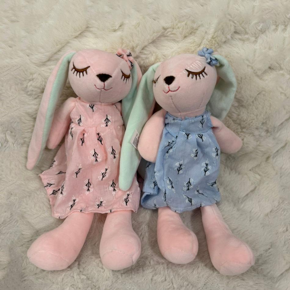 35Cm/14 1/10Pcs Inch Cute Comforting Bunny Plush Toy Sleep Companion Plush Girls Stuffed Animal For Kids Adults Children's Birthday Gift Holiday