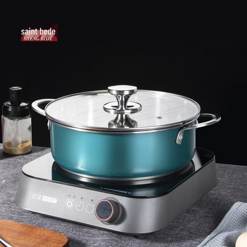 SHENG BI DE 28cm Stainless Steel Hot Pot & Soup Pot