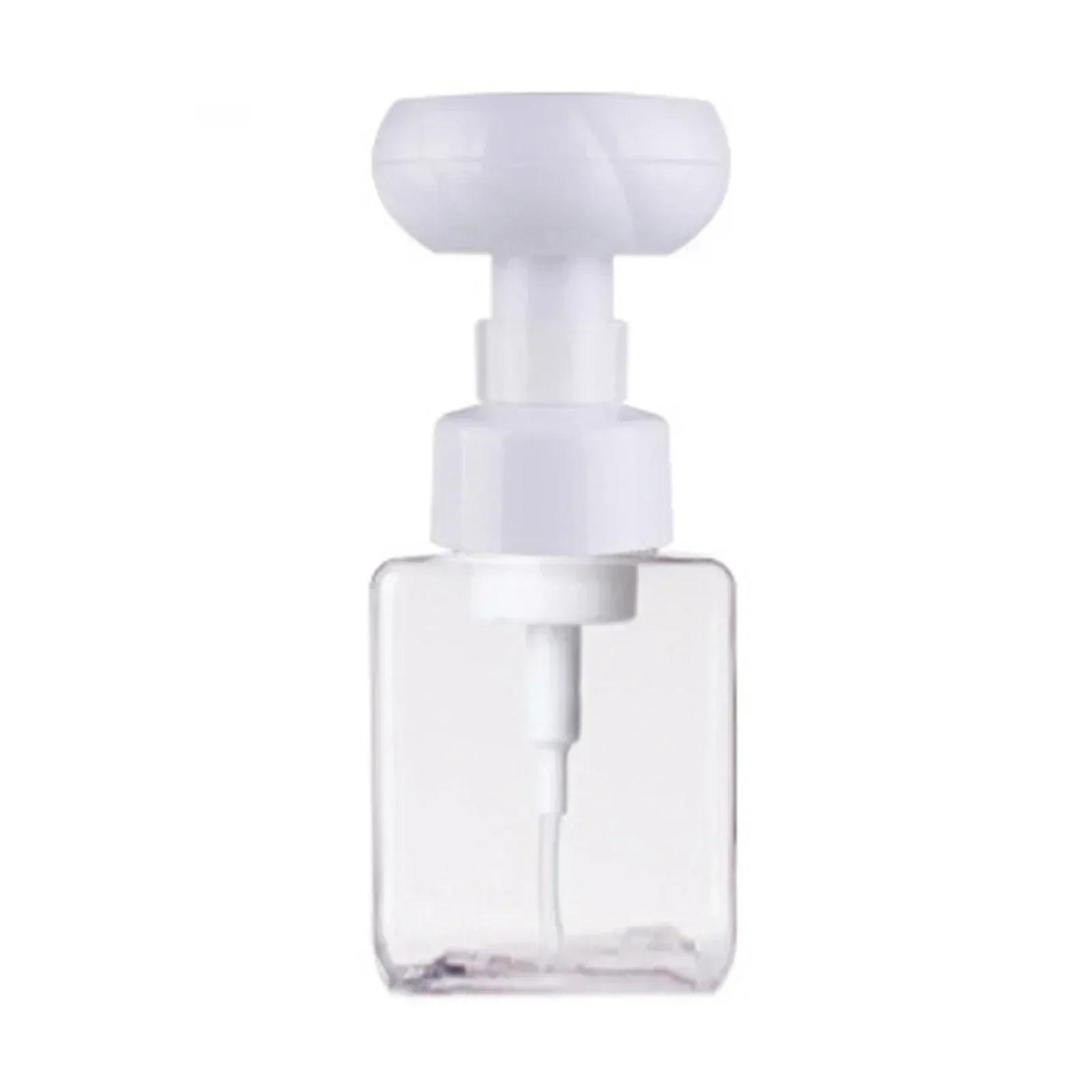 

Hand Pump Bottle Soap Dispenser With Pump Container Lotion Plastic Refillable Press Type Flower Foaming Bottle прозрачный