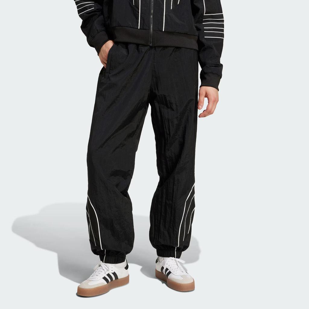 adidas Originals Q4 Atlanta Stone Track Loose Fit Knit Joggers Men Bottoms Black IX6712