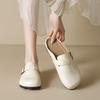 The women's pedals are the new Baotou semi-slippers, and the women's summer wears