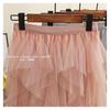 Irregular Mesh Women's Skirt Autumn/Winter 2025: Multi-Layer Cake Puffy Long Skirt, Super Fairy Temperament Dress