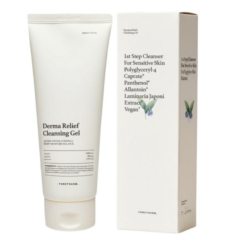 Foretderm Derma Relief Mild Acidic Cleansing Gel, 200ml, 1 pcs