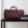 Genuine Leather Travel Duffel Bag Weekend Luggage Buffalo Leather Duffle Bag