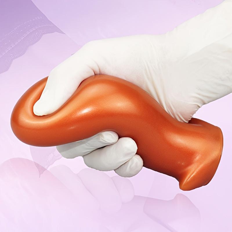 XXL Silicone Plug, Huge Soft Liquid Silicone Design with Comfort Base, Flexible Large Size Toy for Couples, Multiple Sizes Available