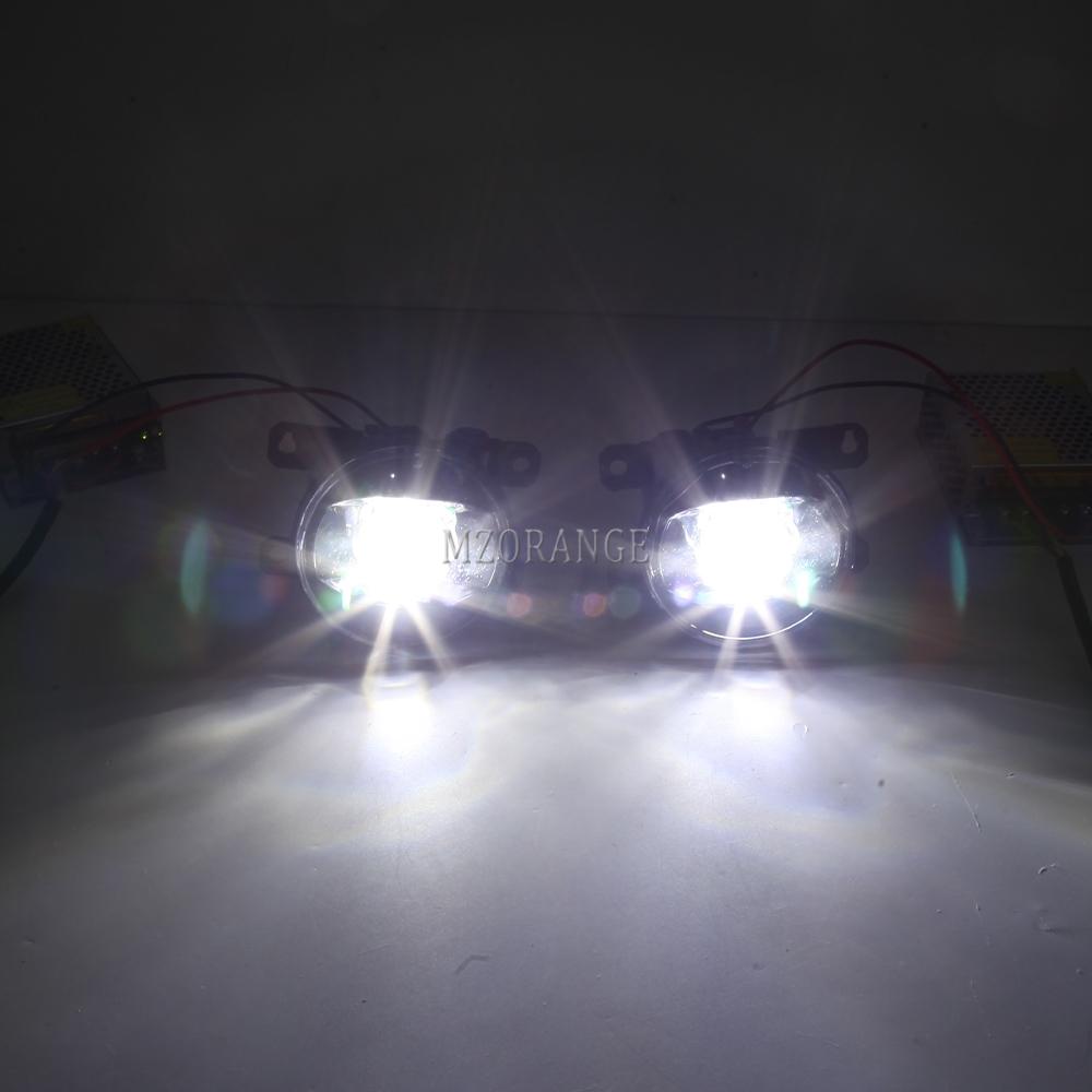 LED Fog Light For Ford Mustang Fiesta 2015 2016 2017 LF10-S Front Bumper Lamp Led Headlights Foglights Foglamp Car