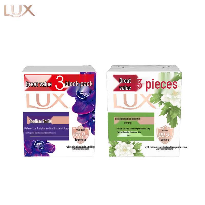 

LUX Detoxifying & Antibacterial Soap Bar Family Pack