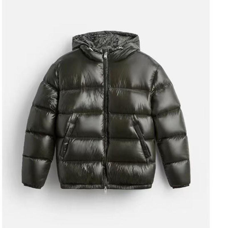 Men's Hooded Warm Cotton Puffer Jacket - European/American Style for Fall/Winter