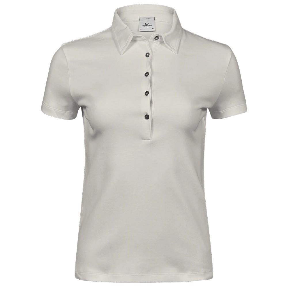 Tee Jays Womens/Ladies Pima Cotton Interlock Stitching Polo Shirt