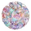 50Pcs Marine Themed Sticker Water Resistant Oceanic Decorative Sticker for Scrapbooking Water Bottle Phone Case Guitar