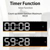 LED Wall Clock Simple Colourful Digital Clocks Gym Wall Multifunction Clock Large Led Screen Large Digital