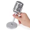 Miniature Simulation Microphone Plastic Dynamic Vocal Microphone  Home Decoration