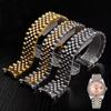 Solid Stainless Steel Watch Accessories Band For Rolex DATEJUST DAY-DATE OYSTERPERTUAL DATE Watch Strap Chain 17mm 20mm 21mm