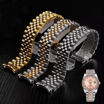 Solid Stainless Steel Watch Accessories Band For Rolex DATEJUST DAY-DATE OYSTERPERTUAL DATE Watch Strap Chain 17mm 20mm 21mm