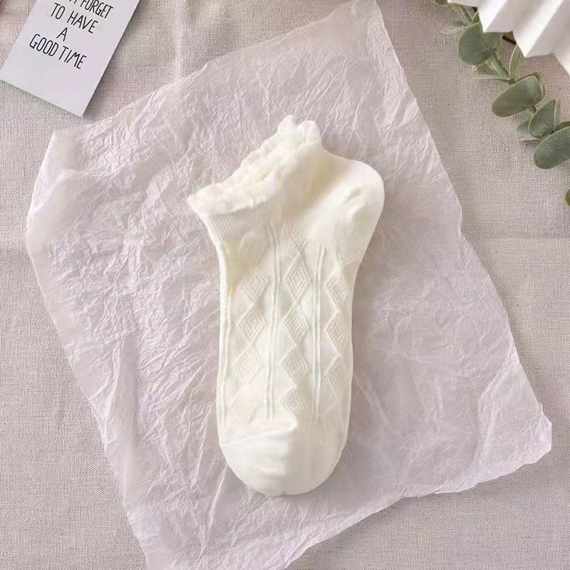 

Женские весенне-летние тонкие носки-лодочки из кружева, милые и очаровательные 1 pair