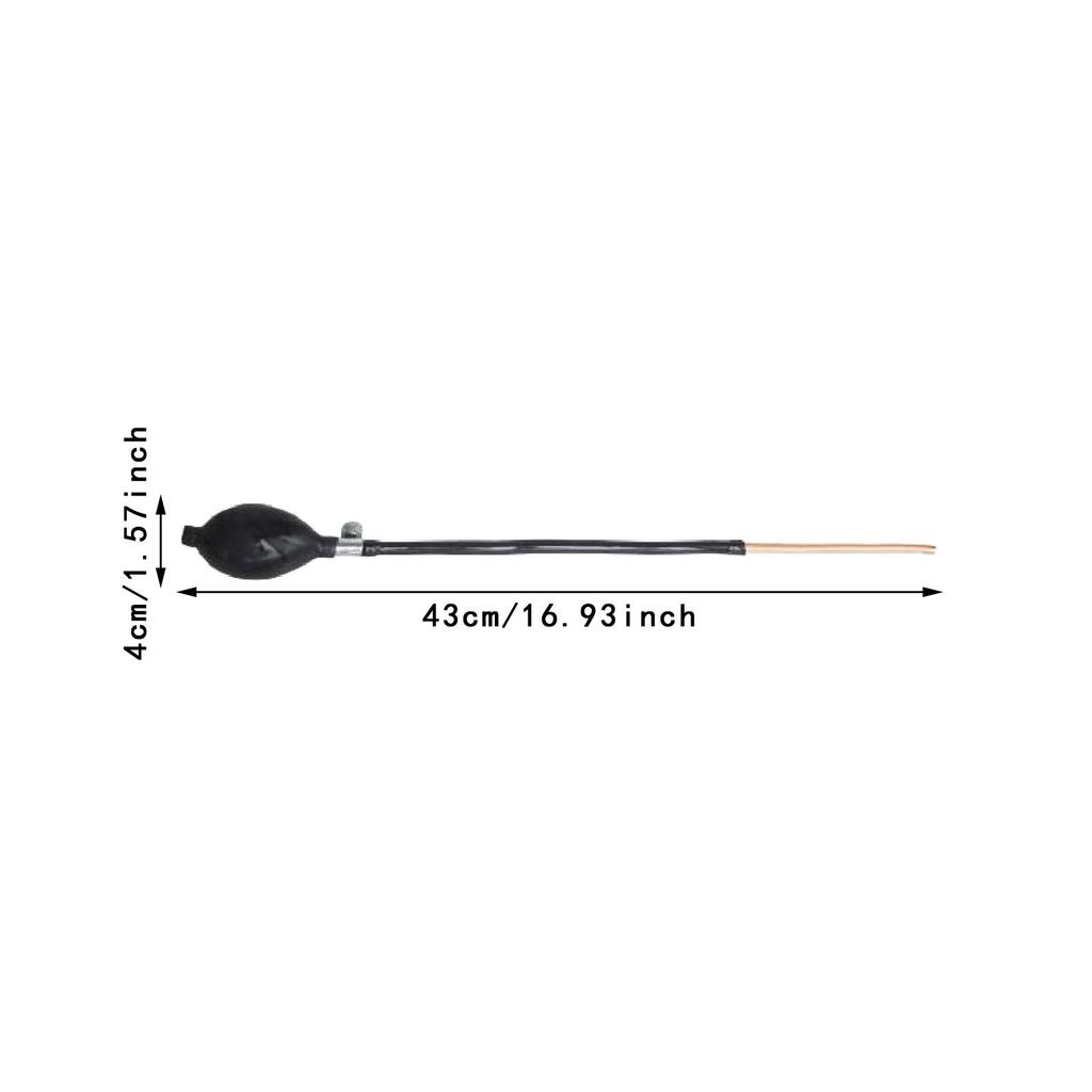 Sugar Art Blower Pump with Copper Tube Portable Kitchen Baking Tool for Intricate Candy Bubbles Professionals