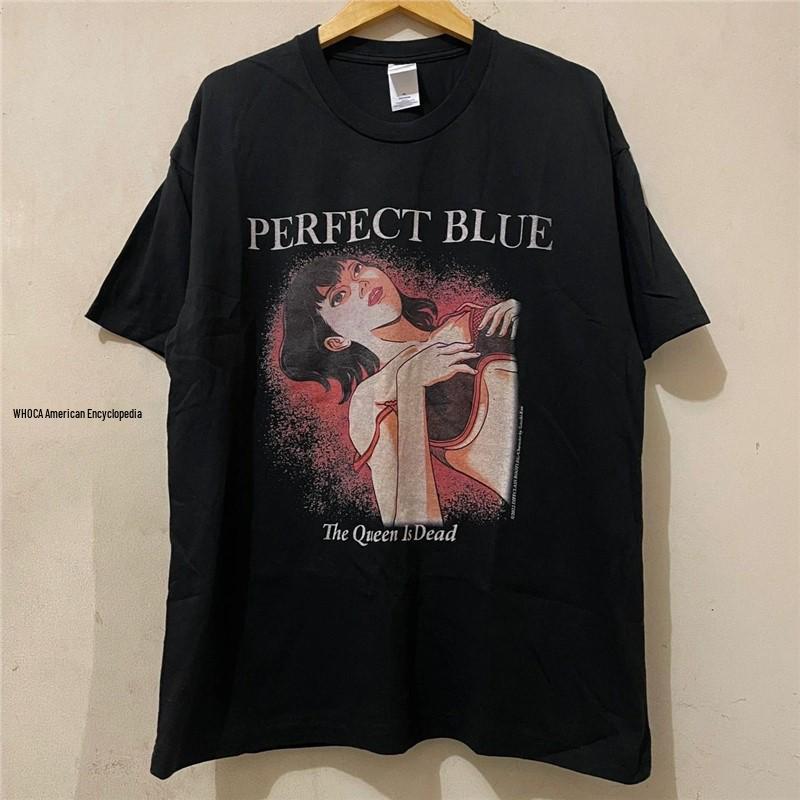 

Ретро Аниме Футболка Perfect Blue - Темная и Депрессивная Тема, Комната Мимы, Короткий Рукав M чёрный