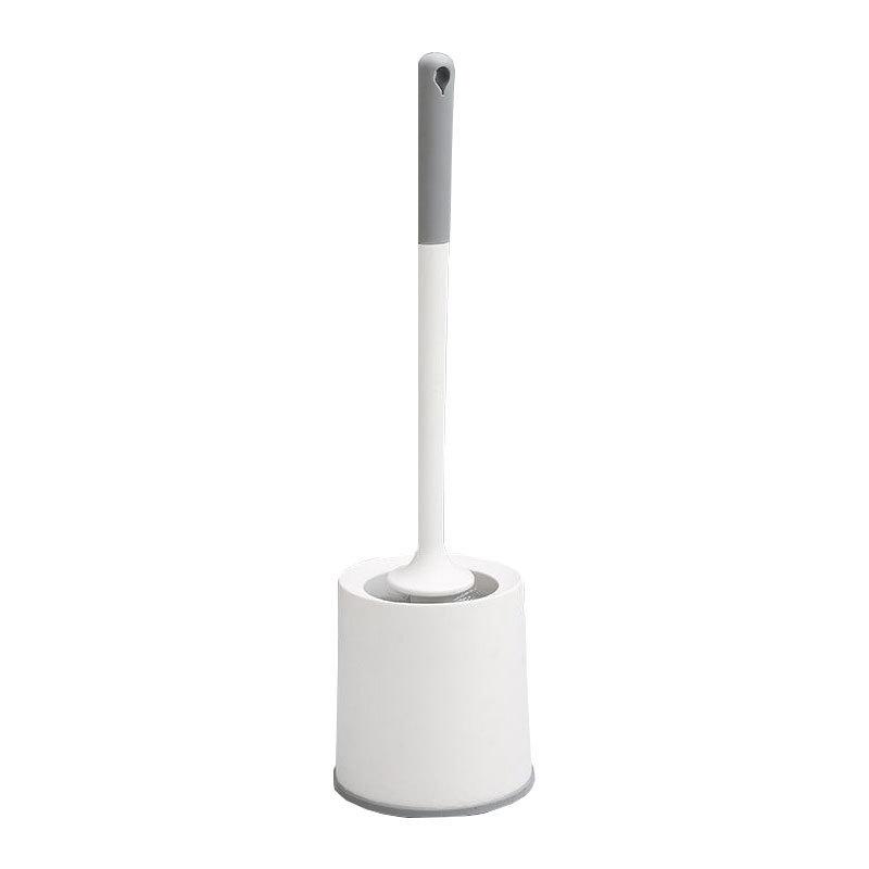 Multifunctional Soft-Bristle Toilet Brush with Long Handle & Base